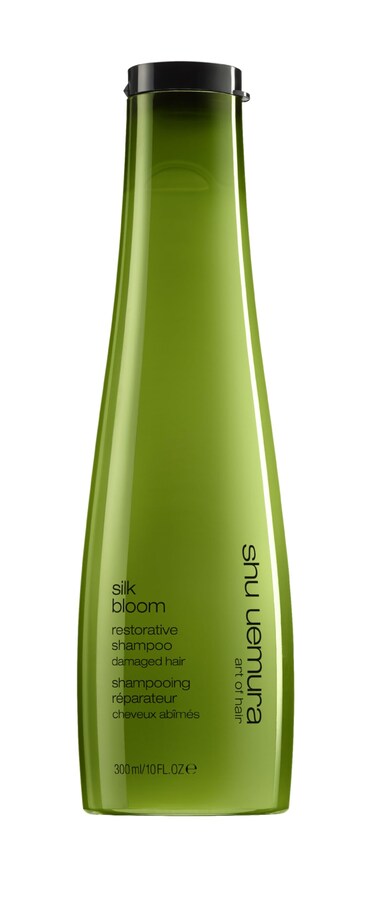 Shu Uemura Silk Bloom Shampoo For Damaged Hair - Gently Cleanses and Repairs, Nourishes Damaged Hair, With Japanese Argan Oil