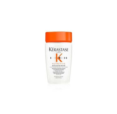KERASTASE Nutritive Bain Satin Riche Shampoo   Cleanses &amp; Deeply Replenishes Moisture   With Plant-Based Proteins &amp; Niacinamide   For Medium to Thick to Dry Hair
