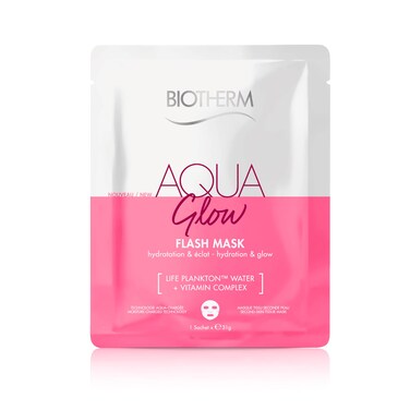 Biotherm Aquasource Flash Sheet Mask, a Moisturizing Face Mask with Biotech Plankton
