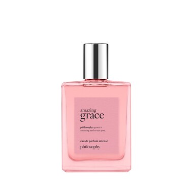philosophy amazing grace eau de parfum intense - fruity &amp; floral women's perfume - with notes of juicy berries, rose absolute &amp; musk - long lasting fragrance