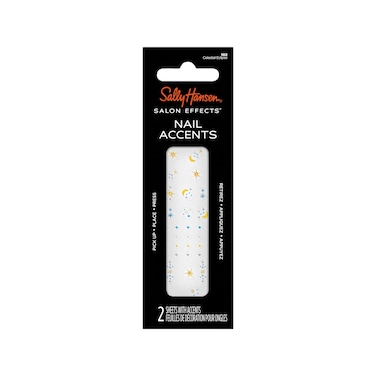 Sally Hansen Salon Effects Nail Accents, Celestial Eclipse, Nail Art Decals, Easy to Use, No Commitment, Use On Nail Polish or Bare Nails, Mix and Match