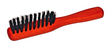 Ibiza Hair Specialty Boar Brush (Clutch)   Hybrid Boar/Nylon Bristles to Tame Flyaways or Brush Roller Sets   Detangles for Smooth, Shiny Results
