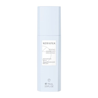 KERASILK Restorative Balm   Intensely Repairs &amp; Minimizes Breakage   Nourishes Dry Ends &amp; Strengthens Strands   With Heat Protection   For Dry, Stressed &amp; Damaged Hair   75ml