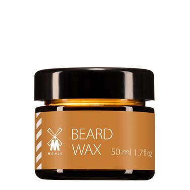 M&Uuml;HLE Beard Wax, 50ml   Fresh Bergamot &amp; Cedarwood Fragrance   Smooth Textured Beeswax   Natural Beard Care Wax Balm   Perfect for Everyday Use   Luxury Beard Wax for Men