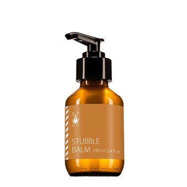 M&Uuml;HLE Stubble Balm, 100ml   Fresh Bergamot &amp; Cedarwood Fragrance   Nourishing Skin Gel   Natural Beard Care Balm   Perfect for Shorter Beard Hair   Luxury Beard Balm for Men