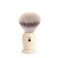 M&Uuml;HLE Classic Small Faux Ivory Silvertip Fiber Shaving Brush - Synthetic Luxury Shave Brush for Men, Rich Lather