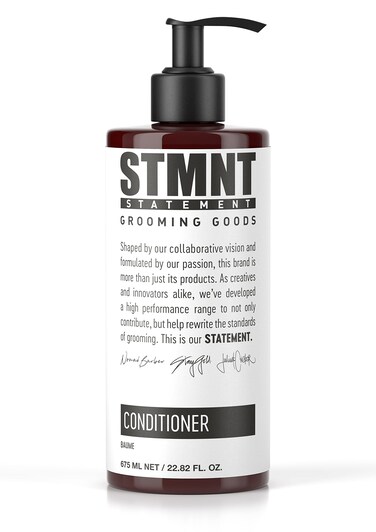 STMNT Grooming Goods Conditioner   Softens Hair   Restores Shine   Moisturizing Formula w/Activated Charcoal &amp; Menthol   All Hair Types