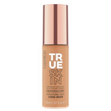 Catrice   True Skin Hydrating Foundation   Lightweight Buildable Coverage with Hyaluronic Acid and Watermelon Seed Oil   Vegan &amp; Cruelty Free (070   Warm Caramel)