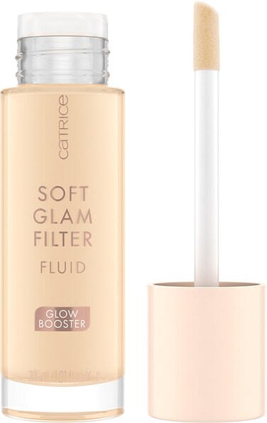 Catrice   Soft Glam Filter Fluid   Luminous Make Up Base &amp; Highlighter for Radiant Complexion   With Vitamin E &amp; Squalene   Vegan &amp; Cruelty Free (02   Fair)