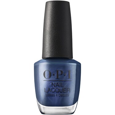 OPI Nail Lacquer Nail Polish   Opaque Dark Blue Purple Shimmer Chip Resistant Nail Polish   Vegan, Fast Drying, Streak Free