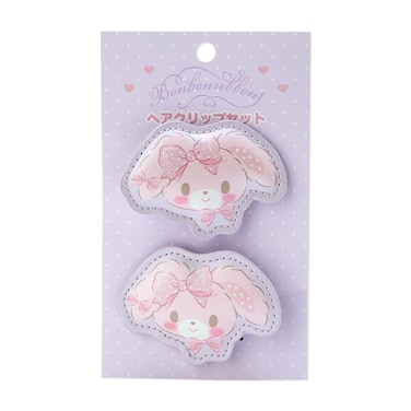 Sanrio 948900 Bonbon Ribbon Hair Clip Set (Heisei Character Ribbon)
