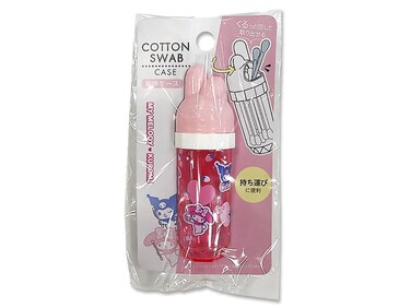 My melody &times; kuromi small cotton swab case cute pink