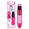 Travalo Perfume Pod Ice Travel Perfume Atomizer - High Definition Mini Pump Sprayer - TSA Approved - Easy Fill - Leak Proof - Perfect Pink - 0.6oz