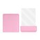 Portable Travel Mirror with Protective Cover, Stainless Steel Ultra Thin Rectangle Makeup Vanity Mirror, Handheld for Women, Purses, Pocket (Pink)