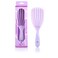 Nature Spell FlexiFlow Detangling Hair Brush   Detangles All Hair Types   For Wet &amp; Dry Hair   Flexible Strands for Pain Free Brushing &amp; Cleaning   Eliminates Knots &amp; Reduces Breakage   (Purple)