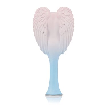 Detangling Hair Brush - Anti Static Angel Wing Hair Brush with Soft &amp; Flexible Bristle for Straight &amp; Wavy Hair - Tangle Angel Hair Detangler Brushes for Blow Drying &amp; Shower - Gloss White &amp; Pink