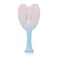 Detangling Hair Brush - Anti Static Angel Wing Hair Brush with Soft &amp; Flexible Bristle for Straight &amp; Wavy Hair - Tangle Angel Hair Detangler Brushes for Blow Drying &amp; Shower - Gloss White &amp; Pink