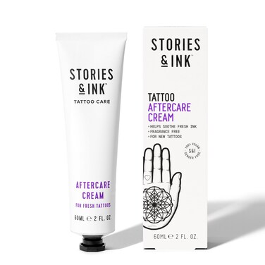 Stories &amp; Ink Tattoo Care   Aftercare Cream - For Fresh Tattoos, Reduce Itching &amp; Inflammation, Soothes &amp; Repairs, Fragrance-free, Vegan &amp; Cruelty-free, 60 mL / 2 Fl Oz
