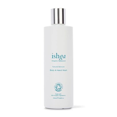Ishga Body &amp; Hand Wash   Natural &amp; Organic Skincare   Scottish Seaweed   Lavender, Rose Geranium, Lemongrass   Vegan, Cruelty-Free   8.45fl oz (250ml)