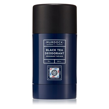 Murdock London Black Tea Deodorant - Skin-Friendly, Non-Irritating Natural Deodorant with Elegant Fragrance, 75g