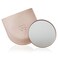7X Magnifying Mirror - Clear Compact Mirror for Purses, Precision Makeup, Tweezing &amp; Skincare &ndash; Travel Magnifying Mirror with Vegan Leather Sleeve &ndash; Fits Glow Mirror - Matte Gold