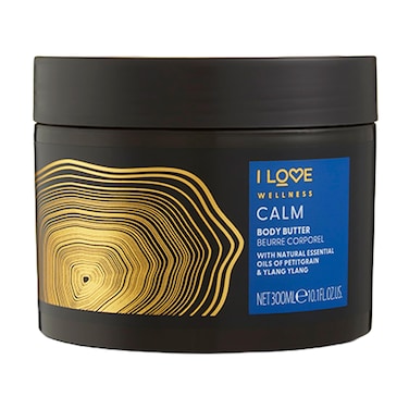 I Love Wellness Calm Body Butter - Cocoa and Shea Body Butter for Dry Skin - Hydrating Body Butter for Dry Skin - Lavender Fragrance - 10.1 oz