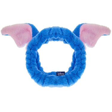 MAD Beauty Disney Stitch Denim Headband   Fluffy Ears   Super Soft &amp; Gentle   Cruelty-Free   Skincare Gift for Women, Adults, and Kids