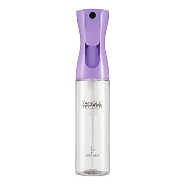 TANGLE TEEZER Fine Mist Continuous Spray Bottle, Reusable and Refillable, for Hair Detangling and Styling, 10.1 oz, Lilac
