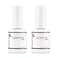 Hema Free Clear Rubber Base Gel Polish and No Wipe Gel Top Coat Cruelty Free Vegan Glossy Shinny Gel Nail Polish