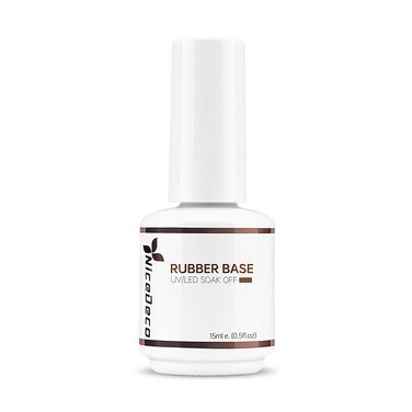 Hema Free Clear Rubber Base Gel Polish for Nails U V Cruelty Free Vegan Color Base Gel Nail Polish 15ML