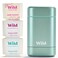 Wild - Aqua Case with Refill Variety Pack - Refillable Deodorant - Aluminum Free - Includes Fresh Cotton &amp; Sea Salt, Cherry Blossom and Coconut &amp; Vanilla Scents - Vegan