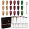 Hema Free Cruelty Free Vegan Cat Eye Gel Nail Polish, High Gloss Long Lasting Soak Off LED U V Gel Polish 6 Colors Set 41