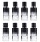 30ML Glass Perfume Bottles Empty Gradient Black Spray Perfume Bottles with Black Screw Lid Refillable Portable Empty Square Perfume Atomizer Vials Refillable Cosmetic Containers for Perfume Essential