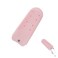 Heat Resistant Silicone Mat for Hair Tools, Curling Iron Mat Pouch, Portable Flat Iron Pad Cover, Straightener Hot Iron Holder Case for Counter Travel Bag (Pink)