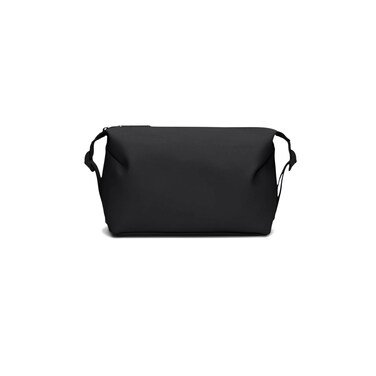 RAINS - Hilo Wash bag - Waterproof Toiletry Bag for Men and Women - Toiletries, Cosmetics, Suitable for Travel (Black)
