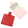 2Pcs Shatterproof Stainless Steel Compact Mirror for Purses, Unbreakable Mirror Travel with PU Leather Case Cover, Handheld Camping Shaving Mirror for Women &amp; Men, Makeup, Gift (Pink &amp; Red)