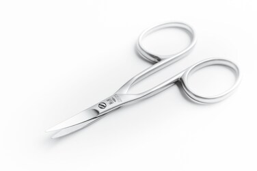 Premium European Nail and Cuticle Scissors by NN Knives - Trusted Family Business Since 1971 (Baby - Left Handed, Stainless Steel)