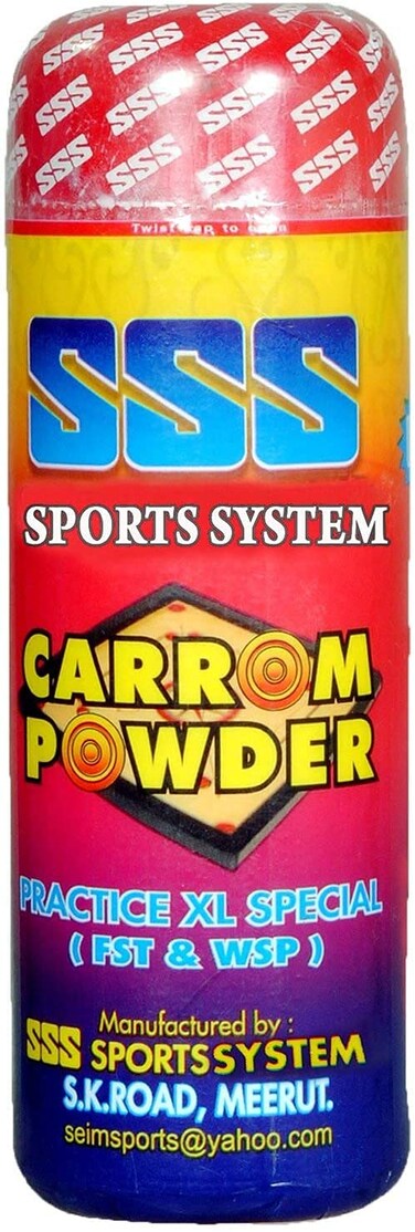 SSS Carrom Powder 160Gm Practice-XL _by Kingsmen Line (Pack of 1)