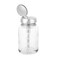 Push Down Pump Dispenser Bottles, Transparent Nail Polish Remover Bottles Pump Dispenser Bottles Empty Glass Container Glass Press Pump Dispenser Bottle for Lotion Makeup Remover or Other Liquid (1)