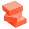 Mini Buffing Block Orange 100/120 Grit Double-Sided For Manicure Pedicure (1.5 inches L x 1 inches W x .5 inches H) 50 Count