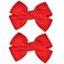Bow Hair Clips Bowknot Barrette Headband Hairband Christmas Women Girls Kids Headdress Headwear Headpiece Party Decoration Cosplay Costume Hair Bands Cute Handmade Hair Accessories 2 Pack Red