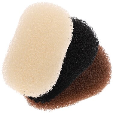 3pcs Volume Bump Up Hair Sponge Inserts and Puff Cushion Clips - Hair Styling Tools for Women Girls