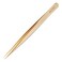 Lash Tweezers for Eyelash Extension, Hand Calibrated Straight eyelash tweezers, False Lash Application Tools, Lash extension tweezers gold