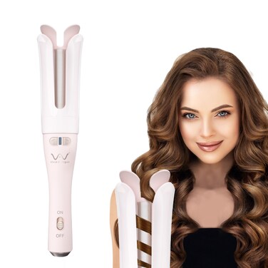 VAV Automatic Rotating Curling Iron Auto Hair Curler, Self-Rolling Curling Wand Hair Styling Tools, 1.25 Inch Ceramic Ionic Wand, 400&deg; Max Temperatur Easy to Use