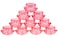 50Pcs 5 Gram/5 ML Cosmetic Sample Empty Container Diamond Plastic Jars for Cream, Eye Shadow, Nails, Powder, Jewelry, Lip balms, Toners