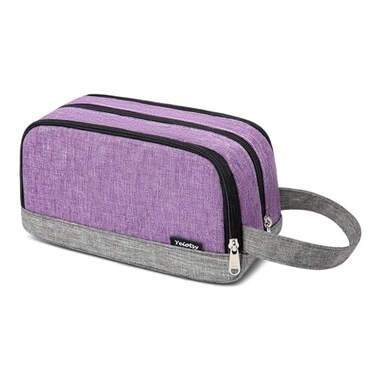 Yeiotsy Color Clash Portable Travel Toiletry Organizer Bag
