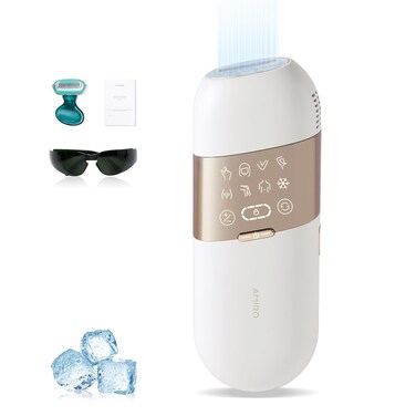 AMIRO Opal IPL Hair Removal Device, 2 modes and 8 Energy Levels, 3 in 1 for Face Armpit Arm Line Leg Whole Body