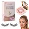 Soft Magnetic Eyelashes, Magnetic Eyelashes Without Eyeliner, Natural Look Reusable Dual Magnetic Lashes with Applicator, No Glue &amp; No Makeup Remover Needed, Style 04