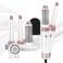 5 in 1 Hot Air Styler, Hair Dryer Brush, Negative Ionic High-Speed Hair Styler, Hot Air Brush for Volumizing, Drying and Rotating (White&amp;Pink)