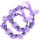 Purple Flower Crown Headband Wreath Garland Floral Wedding Bridal Headdress Headwear Christmas Handmade Headpiece